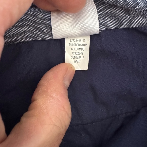 Banana Republic Factory Women's 8 Chino Style Striped Casual Walking Shorts - Picture 6 of 11